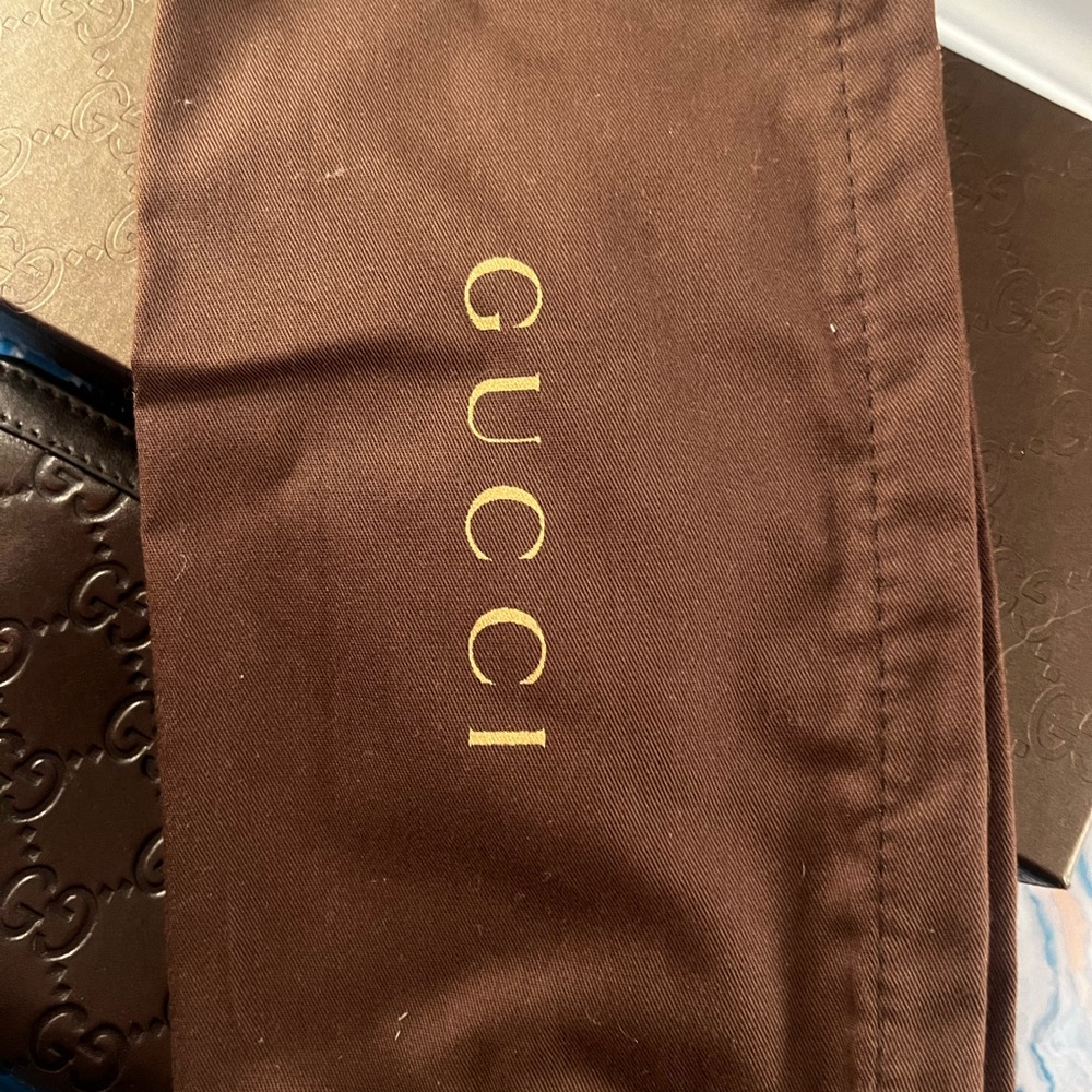 ⭐️Gucci GG Sukey brown leather wallet, EXCELLENT condition w/ box & dustbag - Picture 8 of 16
